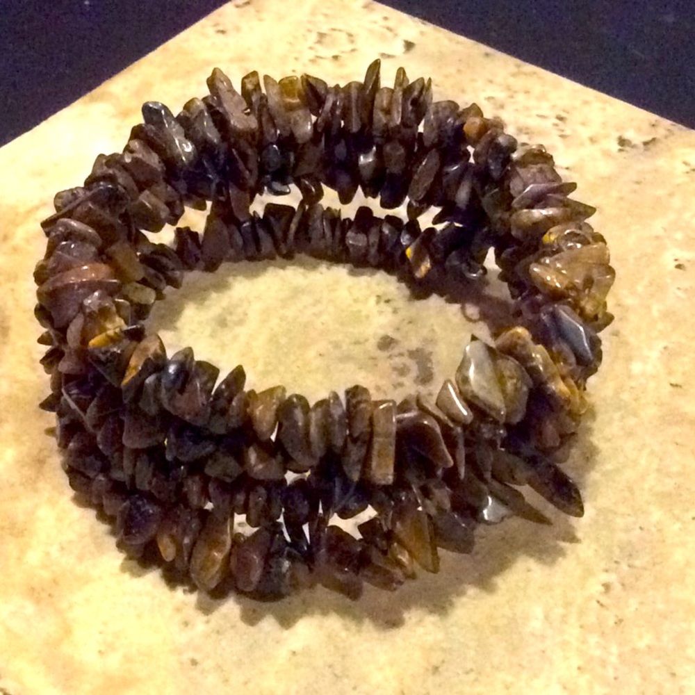 Tiger Eye Chip Bracelet